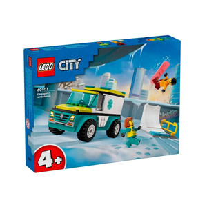 LEGO City - Скорая помощь и сноубордист