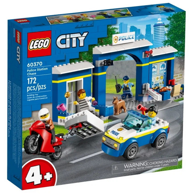 Название: КОНСТРУКТОР LEGO CITY ПОБЕГ ИЗ ПОЛИЦЕЙСКОГО УЧАСТКА, Артикул: 60370, Цена: 4 099