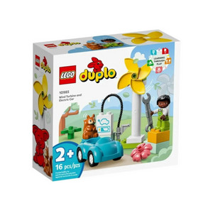 LEGO Duplo - Ветряная турбина и электромобиль