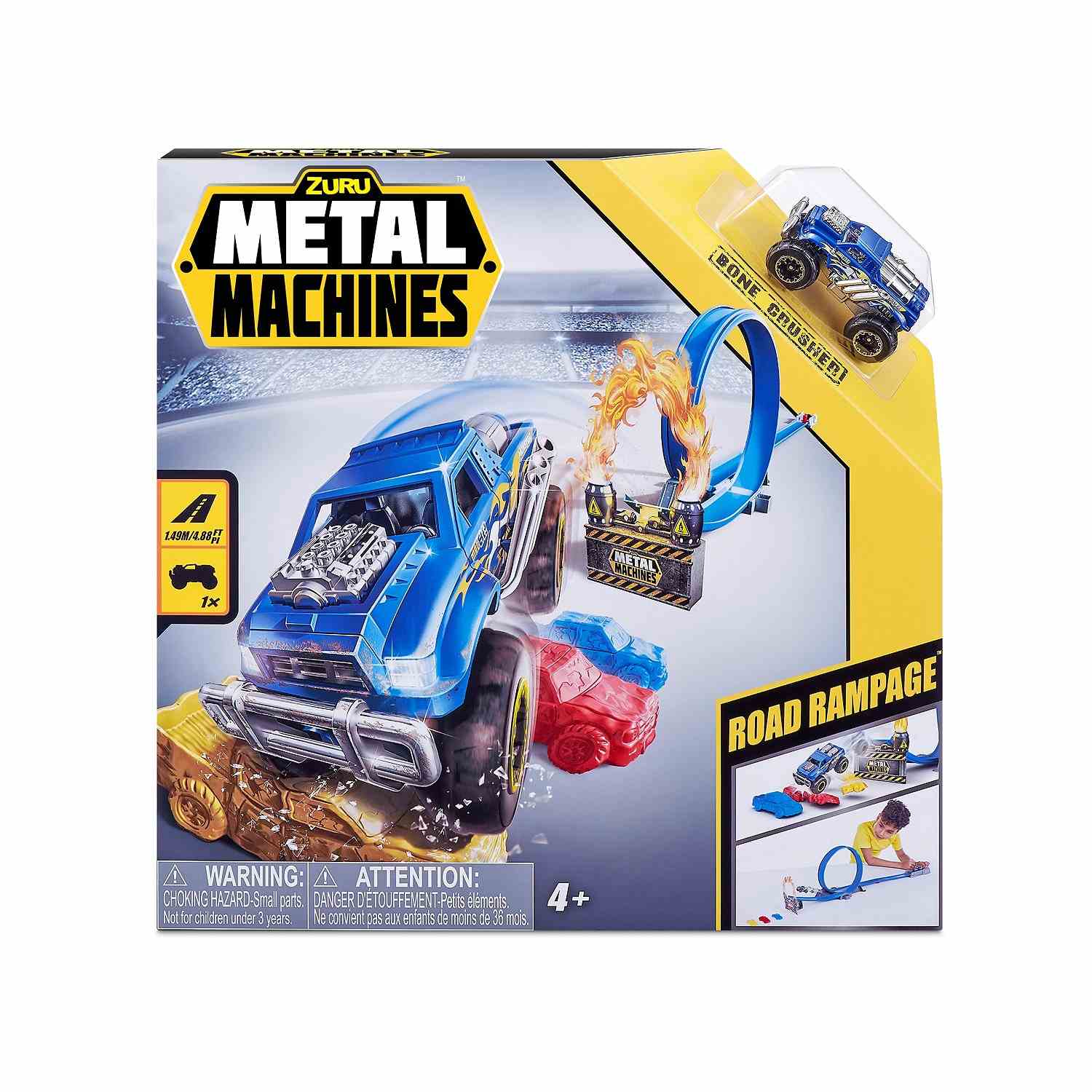 НАБОР ZURU METAL MACHINES ТРЕК С МАШИНКОЙ - Челябинский Универмаг «Детский  Мир»