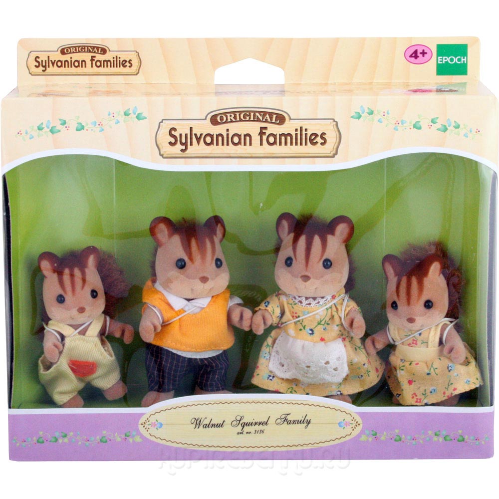 Игровой Набор «Sylvanian Families» Семья Белок (4172) - Челябинский  Универмаг «Детский Мир»