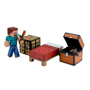 Набор Фигурок Игровых «Minecraft» Survival Pack, Пластик 8 см (TM16450)