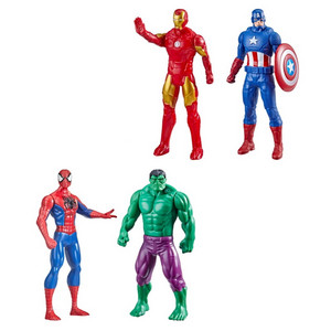 Фигурка MARVEL, ассортимент - Человек-паук, Халк, Железный человек, Капитан Америка