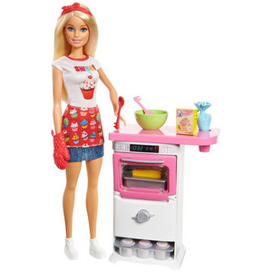 Игровой Набор «Barbie» Пекарь с Набором для Выпечки (FHP57)