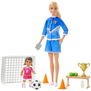 Игровой Набор «Barbie» Футбольный Тренер с Аксессуарами (GLM47)