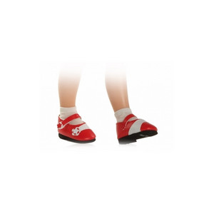 Туфли красные для кукол 32 см