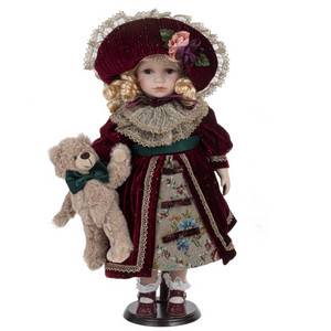 Фарфоровая кукла Алиса, 45 см