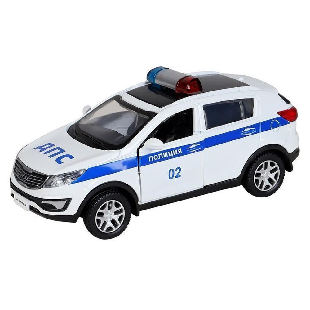 МАШИНА МЕТАЛЛИЧЕСКАЯ KIA SPORTAGE R-POLICE 1*43 - Челябинский Универмаг  «Детский Мир»