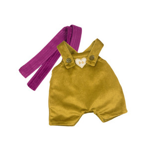 Одежда для Басика 30 см - Бархатный комбинезон и шарфик