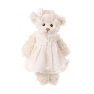 Мягкий белый медведь в платье Лилла Гумман, Bukowski