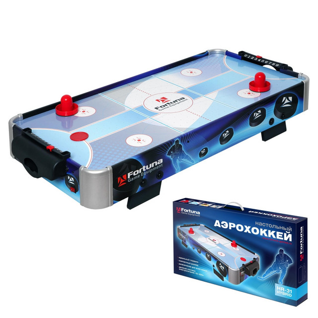 Название: НАСТОЛЬНАЯ ИГРА FORTUNA АЭРОХОККЕЙ, Артикул: 07748 HR-31 86*43*15СМ BLUE ICE HYBRID, Цена: 12 699