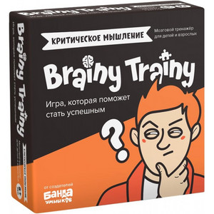 Настольная Игра-Головоломка «Brainy Trainy» Критическое Мышление (УМ546)