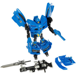 Трансформер Bondibot синий робот-автомобиль
