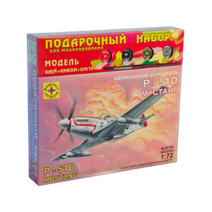 Сборная Модель «Моделист» Истребитель: P-51D «Мустанг» [1:72]