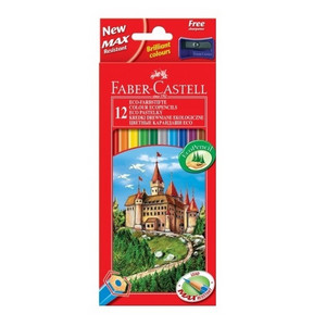 КАРАНДАШИ ЦВЕТНЫЕ FABER-CASTELL ЗАМОК 12ЦВ.