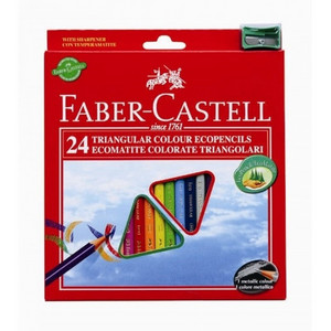 КАРАНДАШИ ЦВЕТНЫЕ FABER-CASTELL ECOPEN 24ЦВ