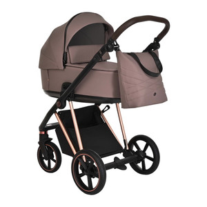 Коляска Roan Sol Luxury 2 в 1 Cocoa/Rose Gold